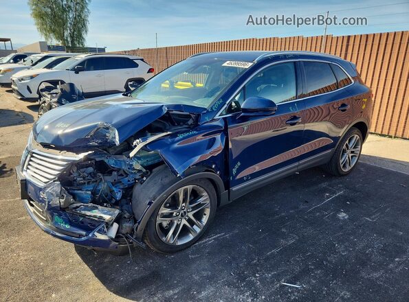 5LMCJ3D98JUL00750 2018 LINCOLN MKC Синий Передняя левая четверть