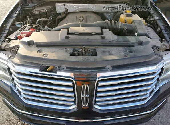 5LMJJ2HT0GEL00929 2016 LINCOLN NAVIGATOR Black Vista del compartimento del motor