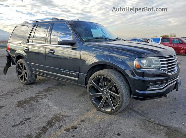 5LMJJ2HT0GEL00929 2016 LINCOLN NAVIGATOR Black Delantero derecho