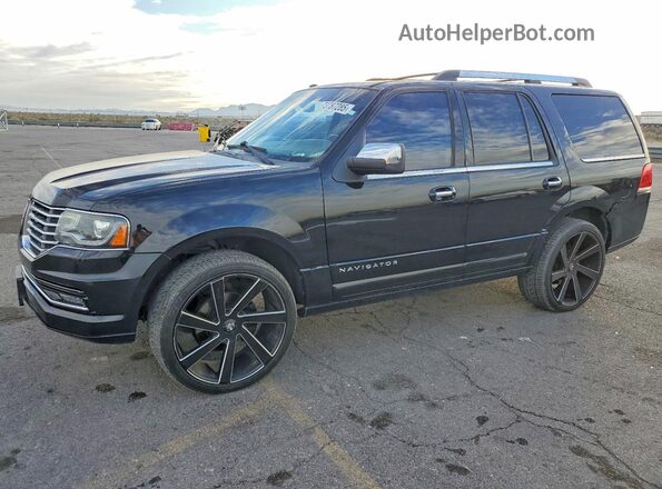 5LMJJ2HT0GEL00929 2016 LINCOLN NAVIGATOR Black Vista tres cuartos delantera izquierda