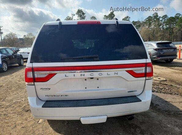 5LMJJ2HT4GEL09679 2016 LINCOLN NAVIGATOR White Rear view