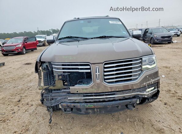 5LMJJ2HTXGEL06818 2016 LINCOLN NAVIGATOR Коричневый Вид спереди