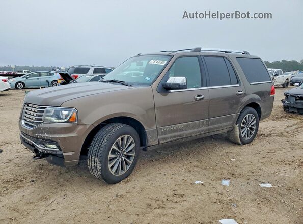 5LMJJ2HTXGEL06818 2016 LINCOLN NAVIGATOR Коричневый Передняя левая четверть