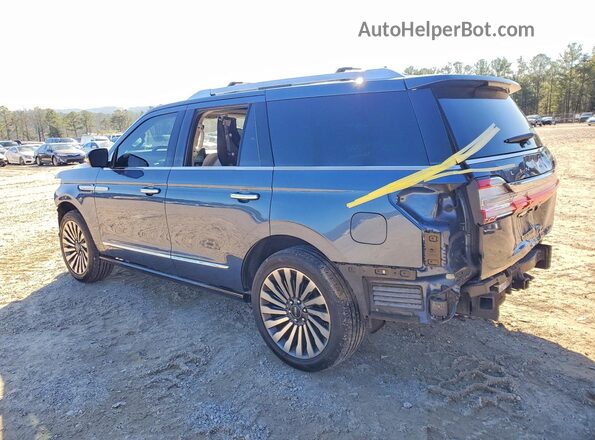 5LMJJ2LT2KEL25010 2019 LINCOLN NAVIGATOR Синий Задняя левая четверть