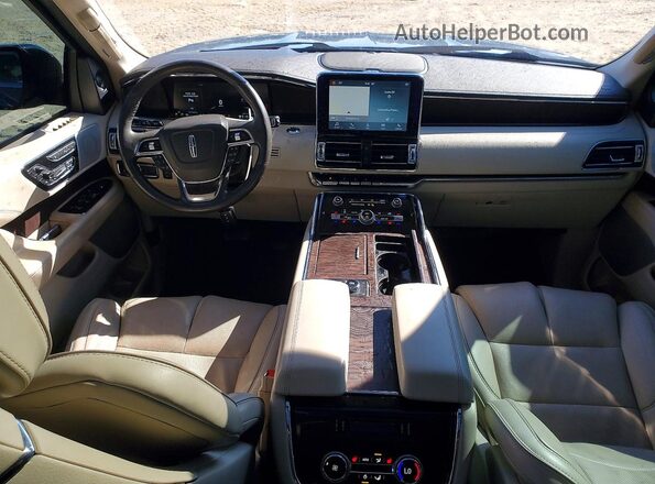 5LMJJ2LT2KEL25010 2019 LINCOLN NAVIGATOR Синий Вид панели приборов