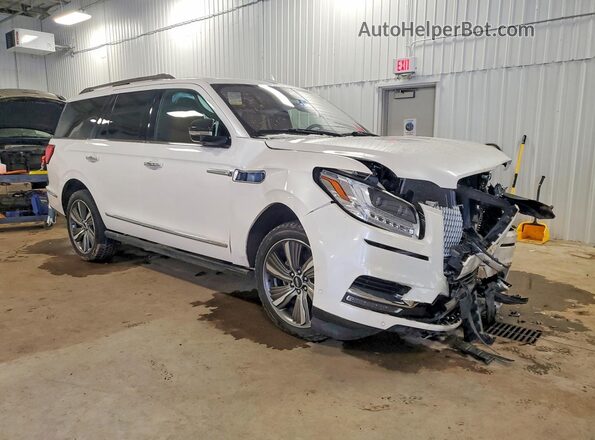 5LMJJ2LT4KEL26322 2019 LINCOLN NAVIGATOR Белый Передняя правая четверть