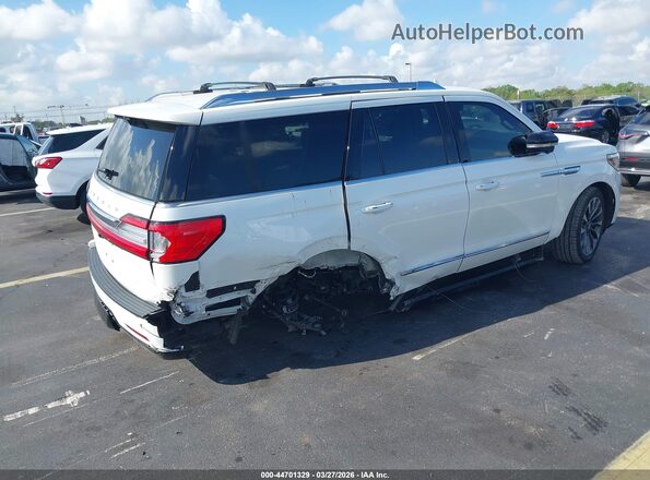 5LMJJ2LT4MEL20880 2021 LINCOLN NAVIGATOR Белый Задняя правая четверть