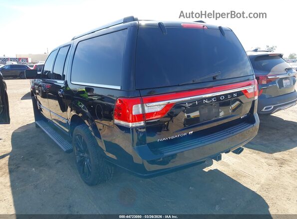 5LMJJ3HT0GEL06946 2016 LINCOLN NAVIGATOR L Black Հետևի ձախ