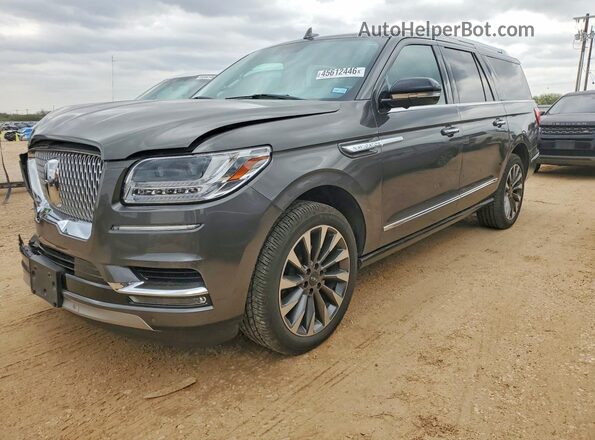 5LMJJ3HT1JEL00130 2018 LINCOLN NAVIGATOR Серый Передняя левая четверть