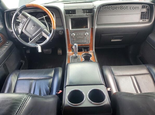 5LMJJ3HT2HEL01619 2017 LINCOLN NAVIGATOR Brown Widok deski rozdzielczej