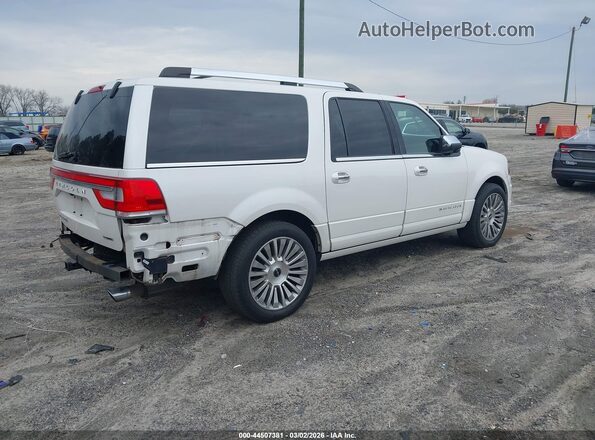 5LMJJ3HT6GEL02240 2016 LINCOLN NAVIGATOR L White უკანა მარჯვენა