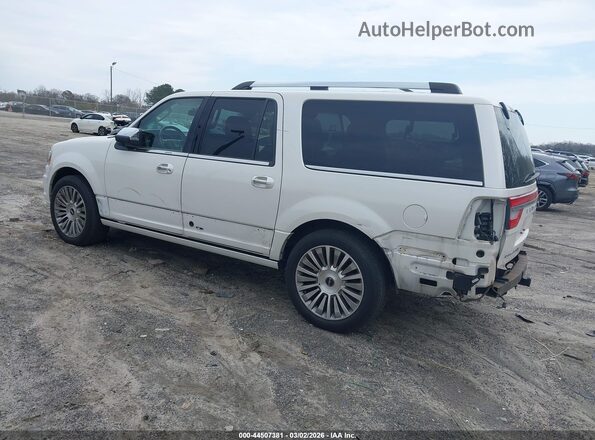 5LMJJ3HT6GEL02240 2016 LINCOLN NAVIGATOR L White უკანა მარცხენა