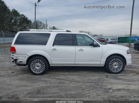 5LMJJ3HT6GEL02240 2016 LINCOLN NAVIGATOR L White სალონის 360-გრადუსიანი ხედი