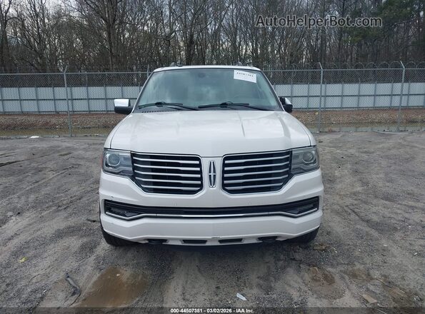 5LMJJ3HT6GEL02240 2016 LINCOLN NAVIGATOR L White უკანა სალონის ხედი