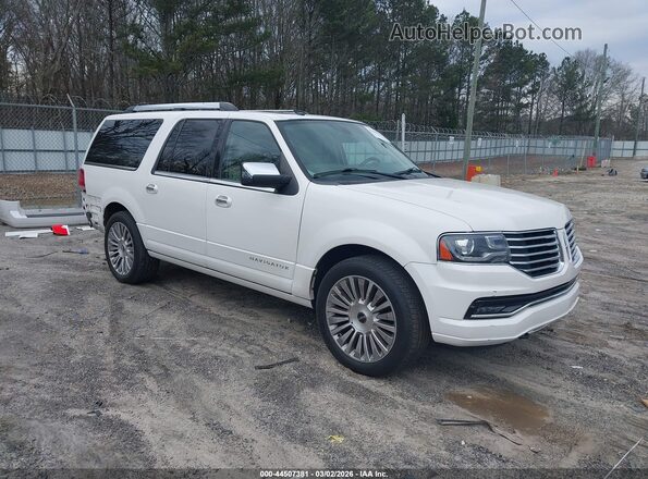 5LMJJ3HT6GEL02240 2016 LINCOLN NAVIGATOR L White წინა მარჯვენა