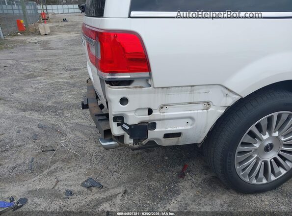 5LMJJ3HT6GEL02240 2016 LINCOLN NAVIGATOR L White 