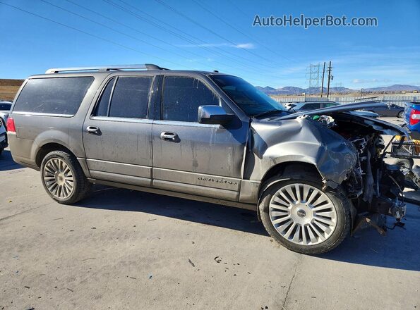 5LMJJ3JT5GEL03423 2016 LINCOLN NAVIGATOR Серый Передняя правая четверть