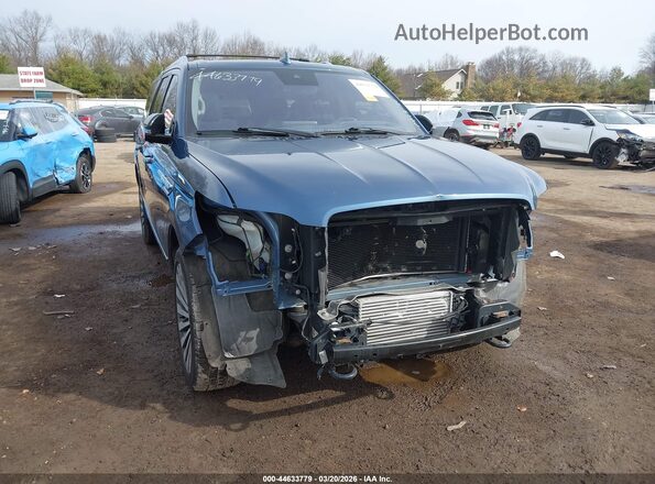 5LMJJ3LT2KEL02350 2019 LINCOLN NAVIGATOR L Blue Vista frontal
