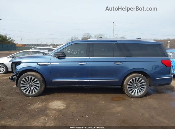 5LMJJ3LT2KEL02350 2019 LINCOLN NAVIGATOR L Blue 