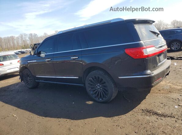 5LMJJ3LT2KEL17446 2019 LINCOLN NAVIGATOR Черный Задняя левая четверть