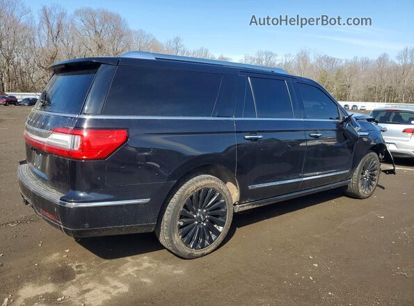 5LMJJ3LT2KEL17446 2019 LINCOLN NAVIGATOR Черный Задняя правая четверть