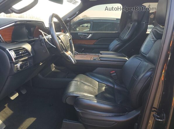 5LMJJ3LT2KEL17446 2019 LINCOLN NAVIGATOR Черный Вид салона спереди