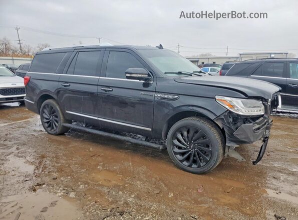 5LMJJ3LT2MEL04084 2021 LINCOLN NAVIGATOR Черный Передняя правая четверть