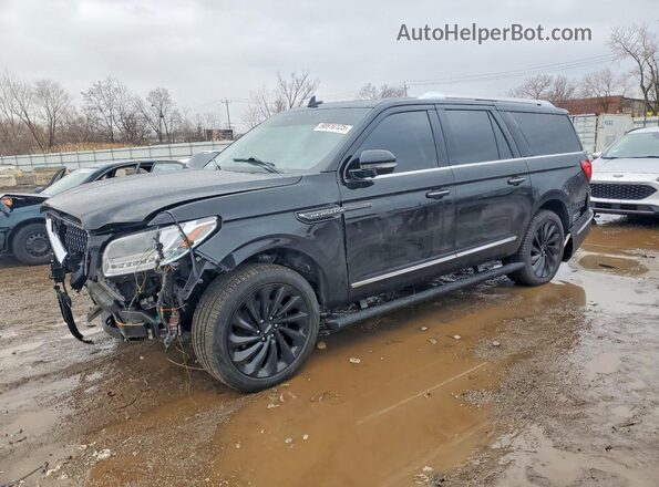 5LMJJ3LT2MEL04084 2021 LINCOLN NAVIGATOR Черный Передняя левая четверть