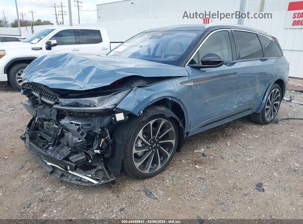 5LMPJ9J4XSJ897299 2025 LINCOLN NAUTILUS Серый Передняя левая четверть