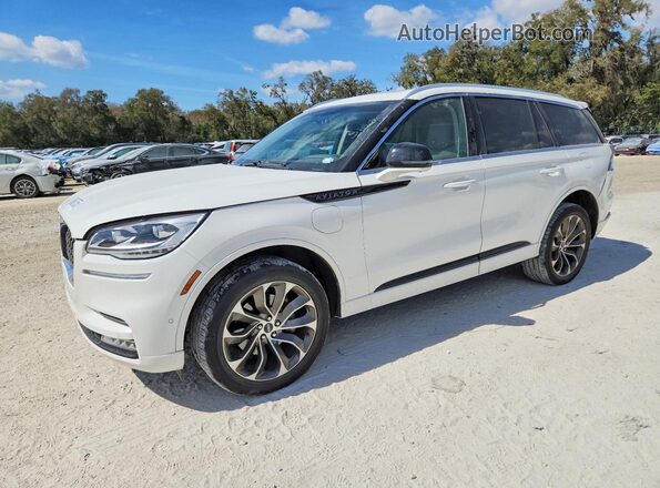 5LMYJ8XY4LGL16239 2020 LINCOLN AVIATOR White Przód lewy