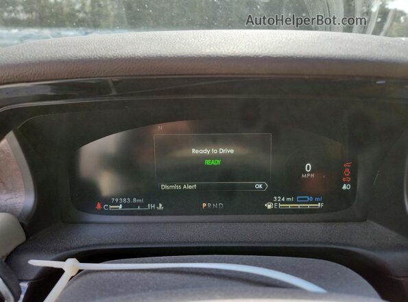 5LMYJ8XY4LGL16239 2020 LINCOLN AVIATOR White Widok zestawu wskaźników