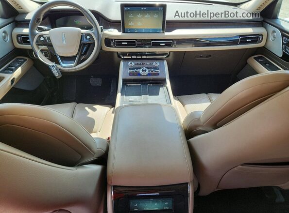 5LMYJ8XY4LGL16239 2020 LINCOLN AVIATOR White Widok deski rozdzielczej