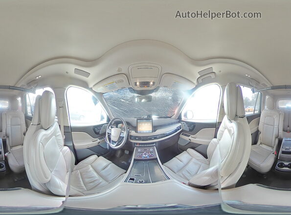 5LMYJ8XY4LGL16239 2020 LINCOLN AVIATOR White Widok wnętrza 360 stopni