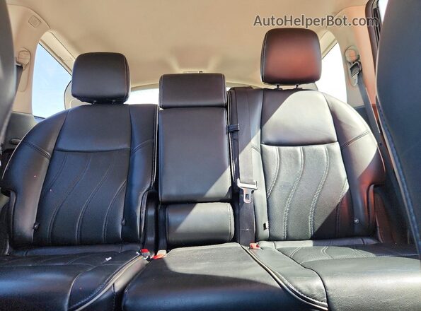 5N1AL0MM0GC529672 2016 INFINITI QX60 Черный Вид задних сидений