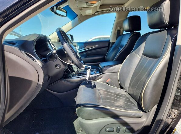 5N1AL0MM0GC529672 2016 INFINITI QX60 Черный Вид салона спереди