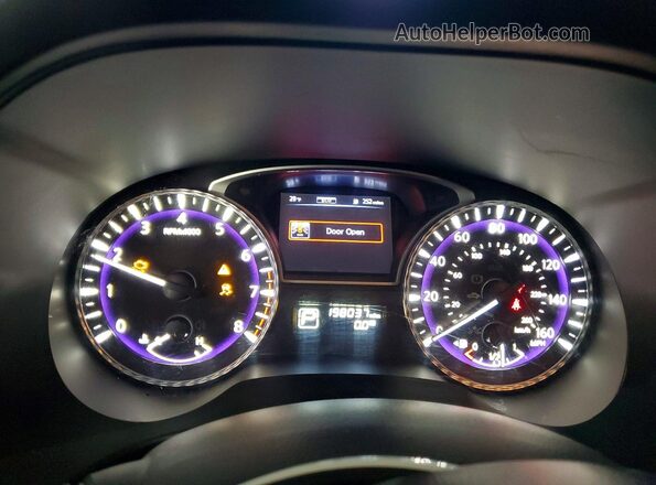 5N1AL0MM3GC514745 2016 INFINITI QX60 Черный Вид щитка приборов