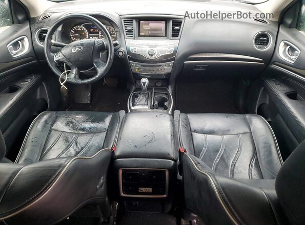 5N1AL0MM6GC504663 2016 INFINITI QX60 Black წინა პანელის ხედი