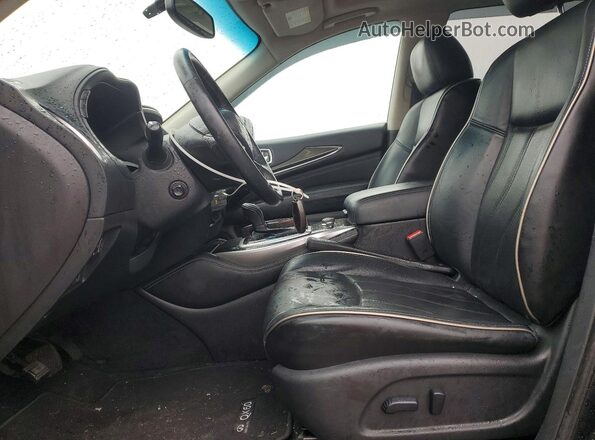 5N1AL0MM6GC504663 2016 INFINITI QX60 Black წინა სალონის ხედი