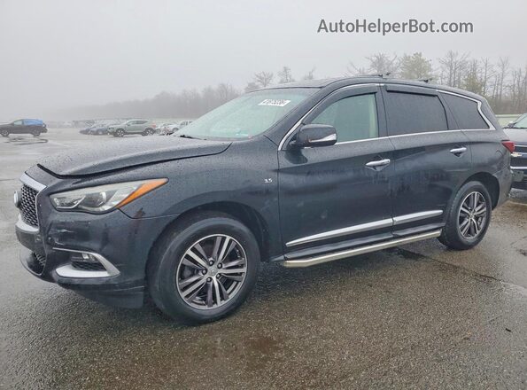 5N1AL0MM6GC504663 2016 INFINITI QX60 Black წინა მარცხენა ხედი სამი მეოთხედიდან