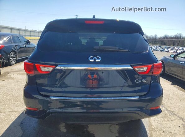 5N1AL0MM7GC508379 2016 INFINITI QX60 Blue Widok z tyłu
