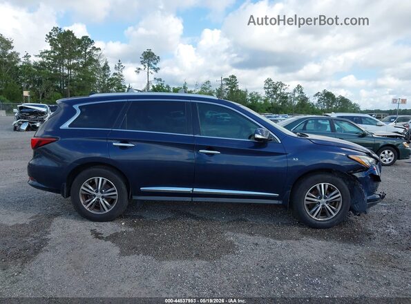 5N1AL0MN3GC516858 2016 INFINITI QX60 Blue Widok wnętrza z tyłu