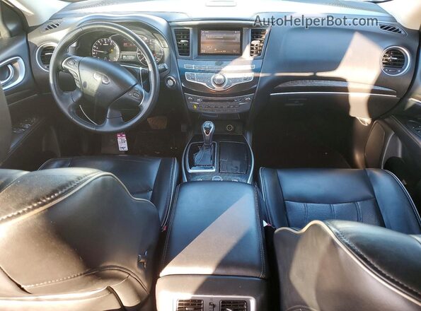 5N1AL0MN5GC515422 2016 INFINITI QX60 White Widok deski rozdzielczej