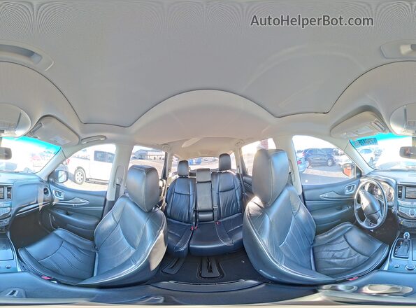 5N1AL0MN5GC515422 2016 INFINITI QX60 White Widok wnętrza 360 stopni