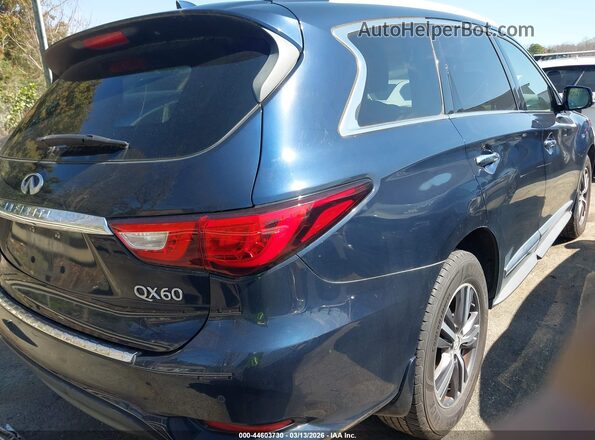 5N1AL0MN5GC527697 2016 INFINITI QX60 Синий Задняя правая четверть