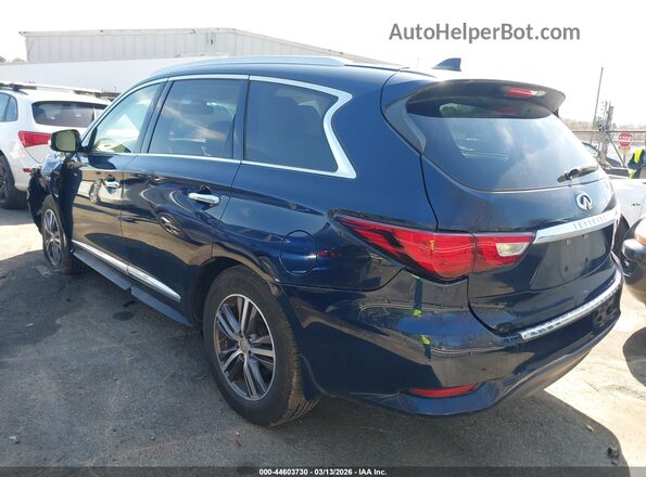 5N1AL0MN5GC527697 2016 INFINITI QX60 Синий Задняя левая четверть