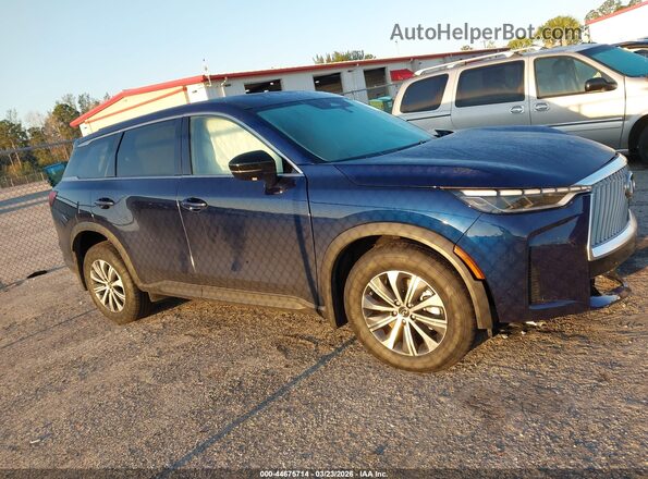 5N1AL1ER0TC349425 2026 INFINITI QX60 Navy Панорамный вид салона 360°
