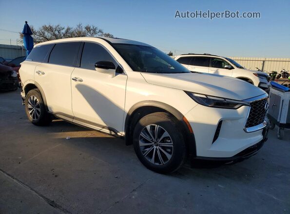 5N1AL1ER1SC333538 2025 INFINITI QX60 Белый Передняя правая четверть