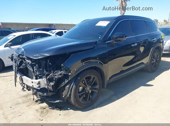 5N1AL1FR1SC352203 2025 INFINITI QX60 Черный Передняя левая четверть