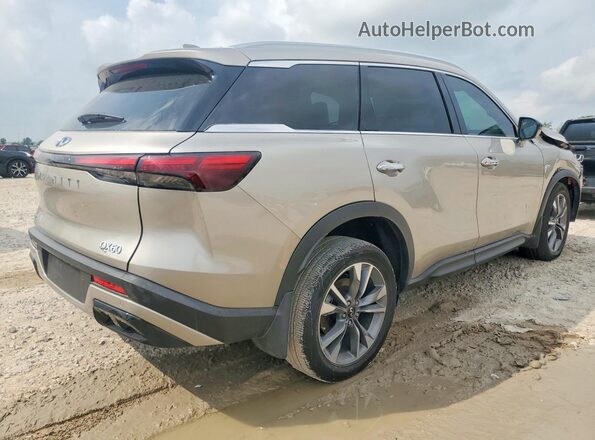 5N1AL1FR1SC357952 2025 INFINITI QX60 Желто-коричневый Задняя правая четверть