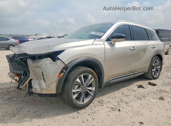 5N1AL1FR1SC357952 2025 INFINITI QX60 Желто-коричневый Передняя левая четверть